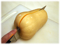 how to cut butternut squash