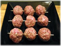 meatball skewers