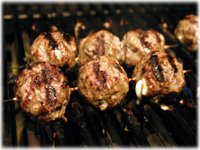 bbq meatballs stuffed with cheese