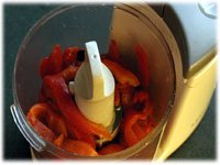 roasted peppers in blender