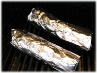 grilling pork tenderloins wrapped in foil