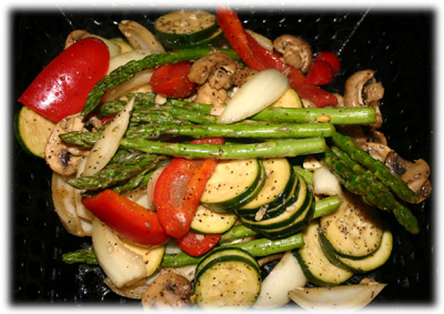 vegetables grilled